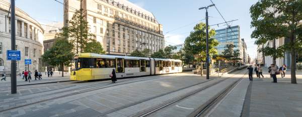 Tram in St Peter's Square