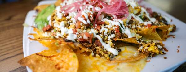 Breakfast nachos