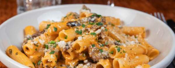 Benvenuti's mushroom rigatoni