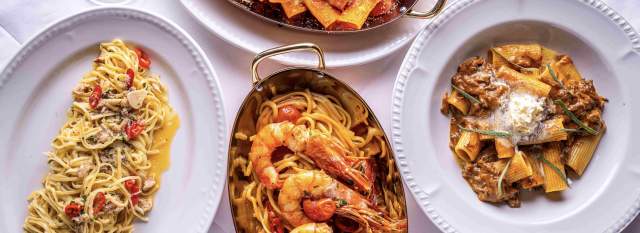 A selection of Italian food