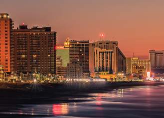 Skyline at night