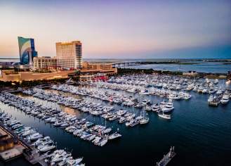 View of the Atlantic City Marina