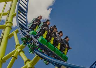 Amusement Parks Roller Coaster