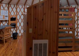 Inside of a cabin