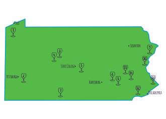 14 Cork-Popping PA Wine Trails