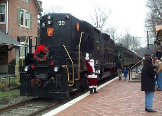 Holiday Train Rides in PA