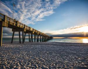 Sunset pier