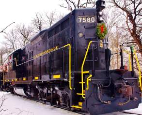 Colebrookdale RR Engine in Winter