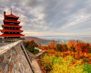Pagoda in Fall
