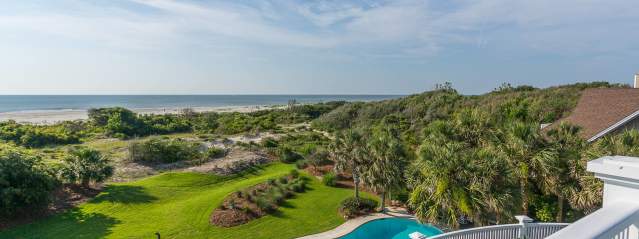 Enjoy ocean views from your private vacation rental on St. Simons Island through Hodnett Cooper Vacation Rentals.