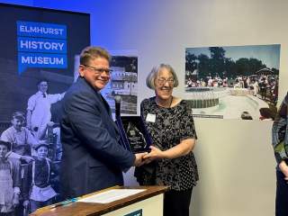EHM Honors Long-Time Volunteer and Former Staff Member with Alben F. Bates, Jr. Award