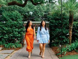 Walking into The Chloe on Saint Charles Avenue