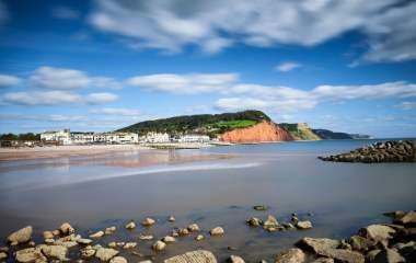 Sidmouth view from water