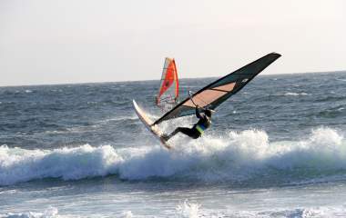 Windsurfing in Farsund Norway