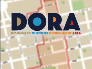 DORA District from Parkview Field to Promenade Park