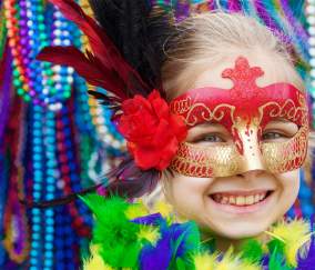 A photo of the Krewe of Highland Parade