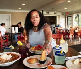 food orlanderaux's Crosslake cafe