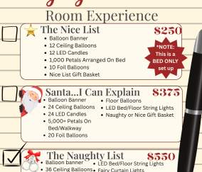 Holiday Room Experience by SMW Events LLC