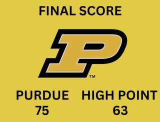 Purdue High Point Final Score