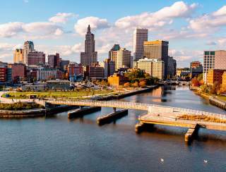 Providence Skyline with Bridge