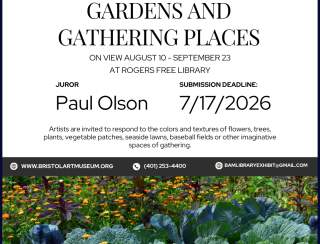 Artists Invited to Submit Work for Gardens and Gathering Places Exhibition