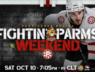 Providence Bruins vs. Charlotte Checkers - Fightin' Parms Weekend