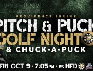 Providence Bruins vs. Hartford Wolf Pack - Pitch & Puck 'Golf Night' Chuck-A-Puck!