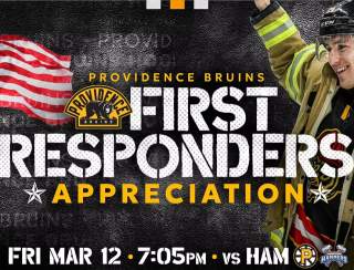 Providence Bruins vs. Hamilton Hammers - First Responders Appreciation
