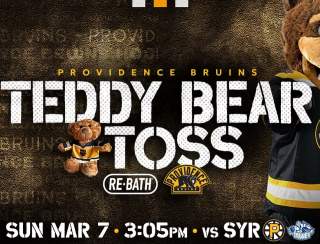 Providence Bruins vs. Syracuse Crunch - Teddy Bear Toss