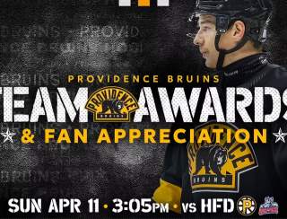 Providence Bruins vs. Hartford Wolf Pack - Fan Appreciation Night & Team Awards