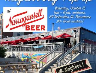 The Providence Flea at Neighbor Day, Narragansett Brewery