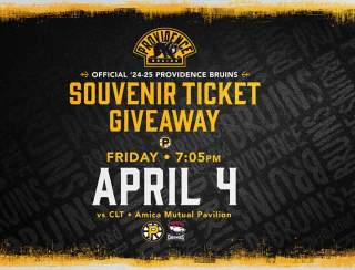 Providence Bruins Giveaway: Souvenir Ticket