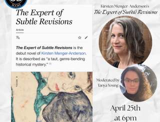 Author Event! Kirsten Menger-Anderson's "The Expert of Subtle Revisions"