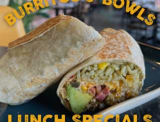 Burritos & Bowls—Lunch Specials at Yellow Door Taqueria!