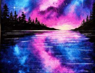 Cosmic Reflections - Painting Class