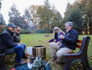 Cozy Autumn Fires and Tasty Treats