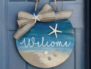 Custom Beach Door Hanger Workshop