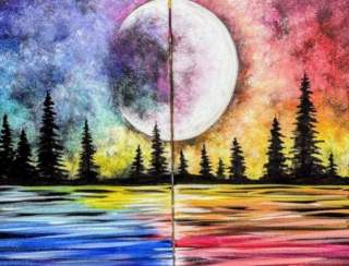 Galactic Night - Couples Painting Class
