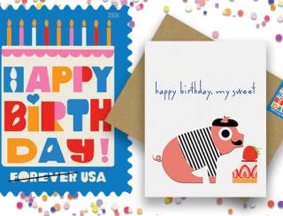 USPS Happy Birthday Stamp Perfect Pairing Pop Up Market