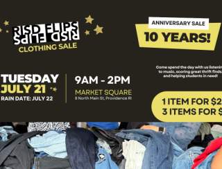 RISD FLIPS Clothing Sale