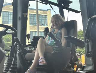 Wheels at Work with Providence DPW at Providence Children's Museum