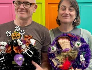 Halloween Wreath Making Class
