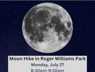 Moon Hike in Roger Williams Park