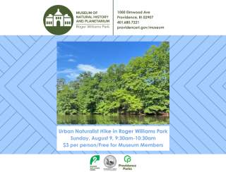 Urban Naturalist Hike in Roger Williams Park