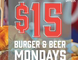 $15 Burger & Beer Mondays at Moonshine!