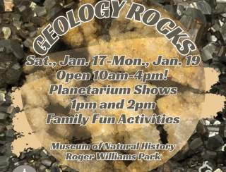 Geology Rocks Weekend at the Museum of Natural History in Roger Williams Park