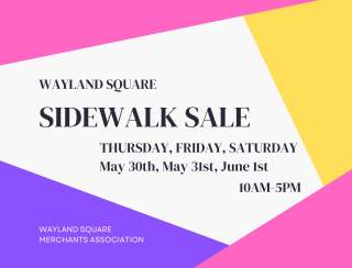 Annual Wayland Square Sidewalk Sale
