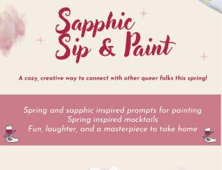 Sapphic Spring Sip & Paint