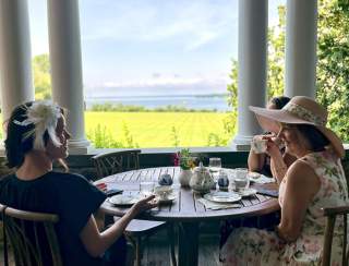Tea and Scones on the Porch