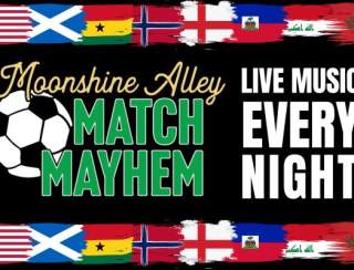 Moonshine Alley Matchday Mayhem- LIVE MUSIC Every Night!